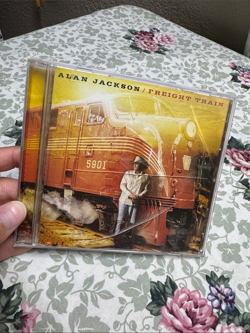 JACKSON Red and Yellow Freight Train CD Cover Art